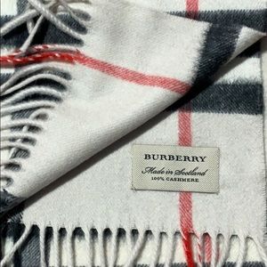 Burberry Classic Check Cashmere Scarf
